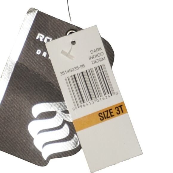 Rocawear Original Fit Kids Jeans Blue Embroidered Pockets Barbed Wire Stitch NWT - Picture 5 of 5